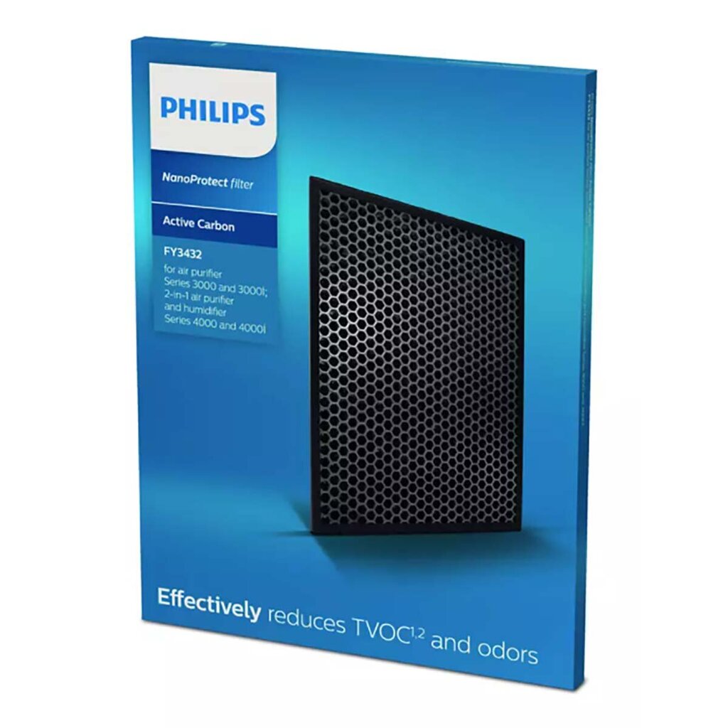 Philips FY3432/10 NanoProtect filtrs цена и информация | Piederumi gaisa regulēšanas iekārtām | 220.lv