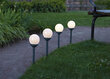 Dārza lampa ar saules paneli Globus (4 gab.) cena un informācija | Āra apgaismojums | 220.lv