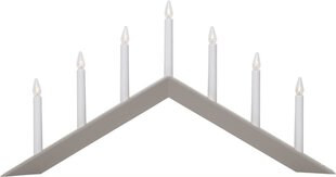 Elektriskais svečturis Arrow, bēšs, 7 spuldzes cena un informācija | Sveces un svečturi | 220.lv