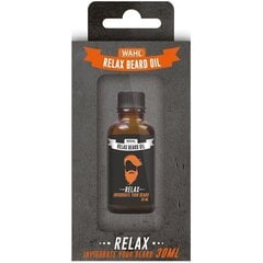 Eļļa bārdas kopšanai Wahl, Relax 30ml цена и информация | Косметика и средства для бритья | 220.lv