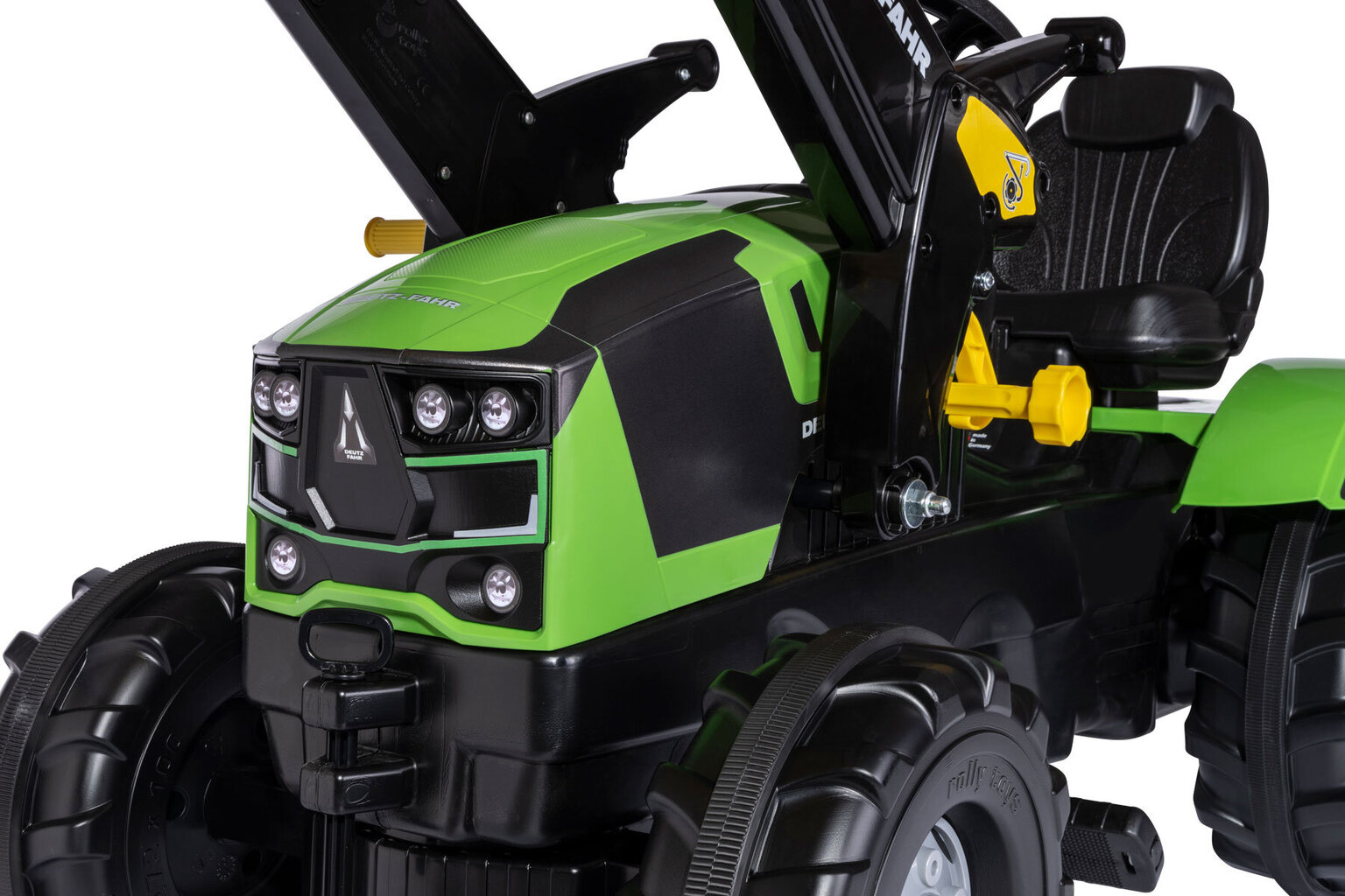 Bērnu traktors ar pedāļiem un frontālo kausu rollyFarmtrac Deutz-Fahr 5125 цена и информация | Rotaļlietas zēniem | 220.lv
