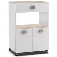Кухонный шкаф Romarin, белый/акация цена и информация | Шкафы | 220.lv