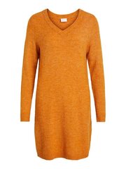 Платье-свитер женское VILA 14052907, оранжевое цена и информация | Платья | 220.lv