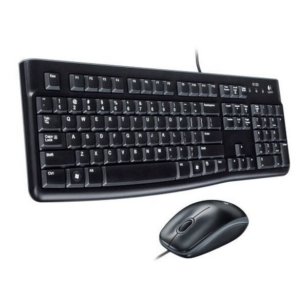 Logitech MK120 USB cena un informācija | Klaviatūras | 220.lv