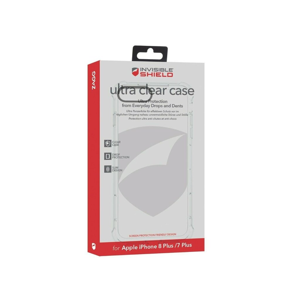 ZAGG Invisibleshield Ultra clear case Iphone 8 Plus/7 Plus caurspīdīgs cena un informācija | Telefonu vāciņi, maciņi | 220.lv