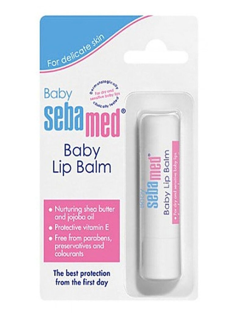 Lūpu balzams bērniem Sebamed Kids Lip Balm Baby 4.8 g цена и информация | Bērnu kosmētika, līdzekļi jaunajām māmiņām | 220.lv