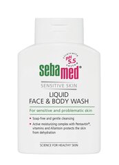 SebaMed Sensitive Skin Face & Body Wash жидкое мыло 200 мл цена и информация | Масла, гели для душа | 220.lv