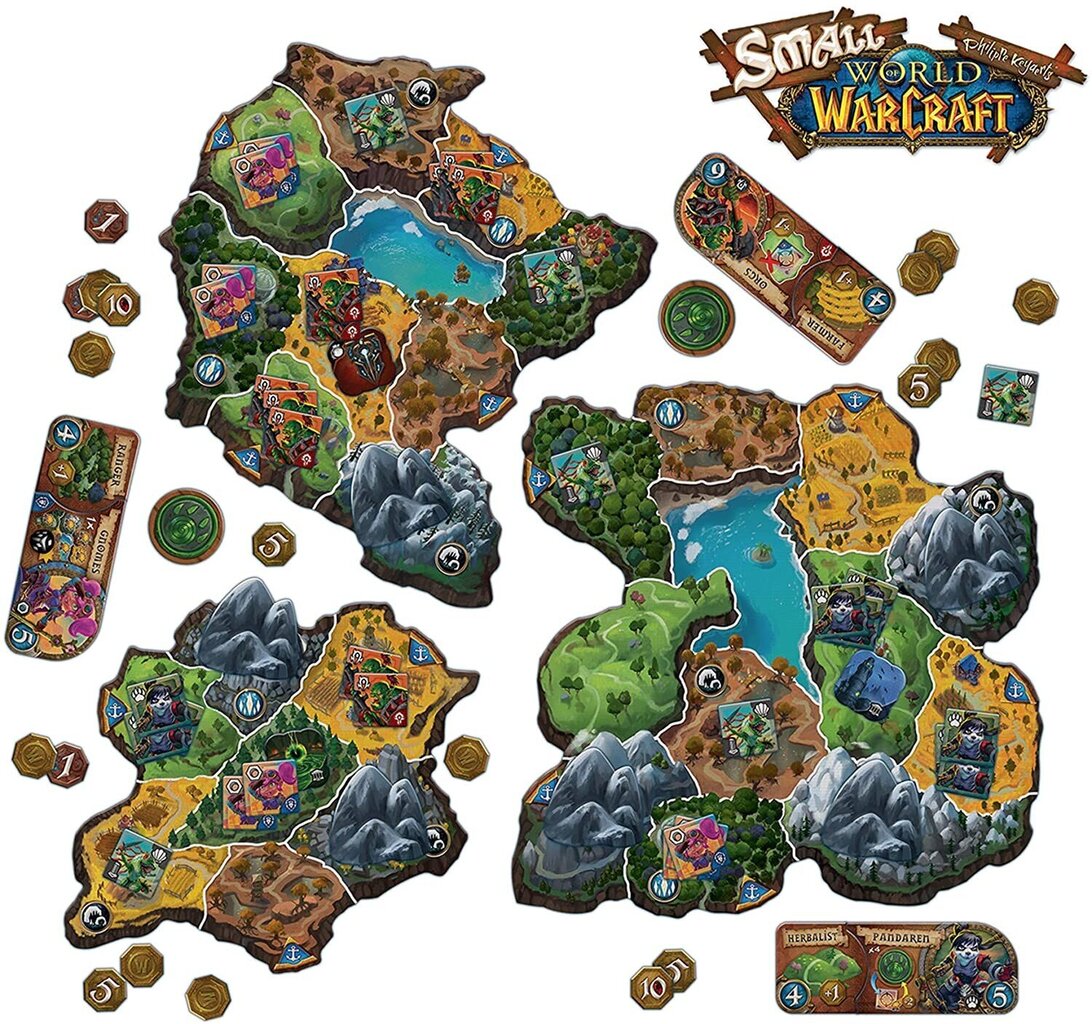 Galda spēle Small World of Warcraft (angļu valodā) cena un informācija | Galda spēles | 220.lv