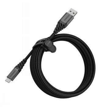 USB A uz USB C Kabelis Otterbox 78-52666   3 m Melns cena un informācija | Kabeļi un vadi | 220.lv