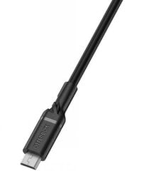 OTTERBOX CABLE USB A-MICRO USB, 2M, BLACK цена и информация | Кабели и провода | 220.lv
