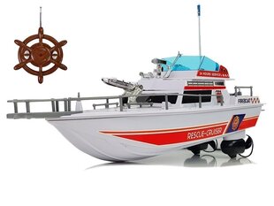 Attālināti vadāma glābšanas laiva ar stūres formas pulti, 6 g.+ cena un informācija | Rotaļlietas zēniem | 220.lv