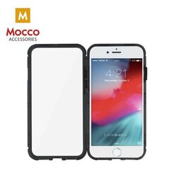 Mocco Double Side Case 360 Aluminija Apvalks ar Aizsargstiklim Telefonam Apple iPhone 6 Plus / 6S Plus Caurspīdīgs - Melns цена и информация | Чехлы для телефонов | 220.lv