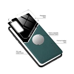 Mocco Lens Leather Back Case Aizmugurējais Ādas Apvalks Priekš Apple iPhone 12 Pro Zaļš cena un informācija | Telefonu vāciņi, maciņi | 220.lv