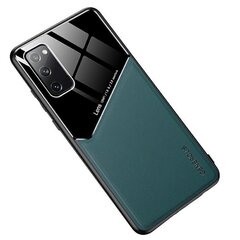 Mocco Lens Leather Back Case Кожанный чехол для Apple iPhone 12 Pro Зеленый цена и информация | Чехлы для телефонов | 220.lv