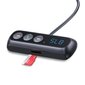 USAMS SJ503 AUX/FM - Bluetooth 5.0 audio adapteris ar mikro SD, melns cena un informācija | Bezvadu garnitūra | 220.lv