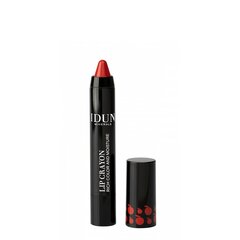 Lūpu krāsa-zīmulis Idun Minerals Lip crayon Lill, 2.5 g cena un informācija | Lūpu krāsas, balzāmi, spīdumi, vazelīns | 220.lv