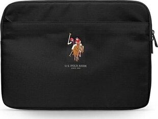U.S. Polo Assn Black чехол для компьютера, 13'' (~33 см) цена и информация | Рюкзаки, сумки, чехлы для компьютеров | 220.lv