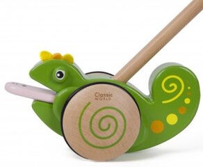 Koka stumjamā rotaļlieta Classic World, hameleons, 3 g.+ цена и информация | Игрушки для малышей | 220.lv