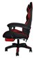 Spēļu krēsls Malatec, melns/ sarkans cena un informācija | Biroja krēsli | 220.lv