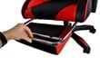 Spēļu krēsls Malatec, melns/ sarkans цена и информация | Biroja krēsli | 220.lv