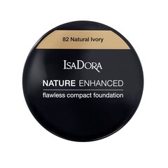 Компактная основа для макияжа IsaDora Nature Enhanced Flawless Compact, Nr. 82, 10 г цена и информация | Пудры, базы под макияж | 220.lv