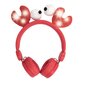 Forever AH-100 Craby LED Animal Ears Red цена и информация | Austiņas | 220.lv