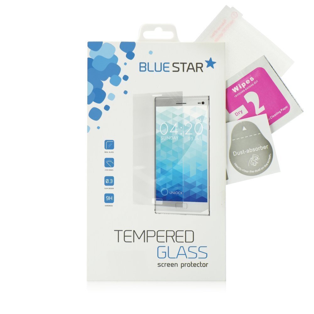 Blue Star Tempered Glass Premium 9H Aizsargstikls Huawei Y6 / Y6 Prime (2018) цена и информация | Ekrāna aizsargstikli | 220.lv