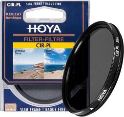 Hoya cirkulārais polarizācijas filtrs Slim 43mm cena un informācija | Filtri | 220.lv