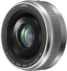 Panasonic Lumix G 20мм f/1.7 II ASPH объектив, серебристый цена и информация | Фильтры | 220.lv