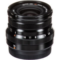 Fujifilm XF 16 мм f/2.8 R WR lens, black цена и информация | Объектив | 220.lv