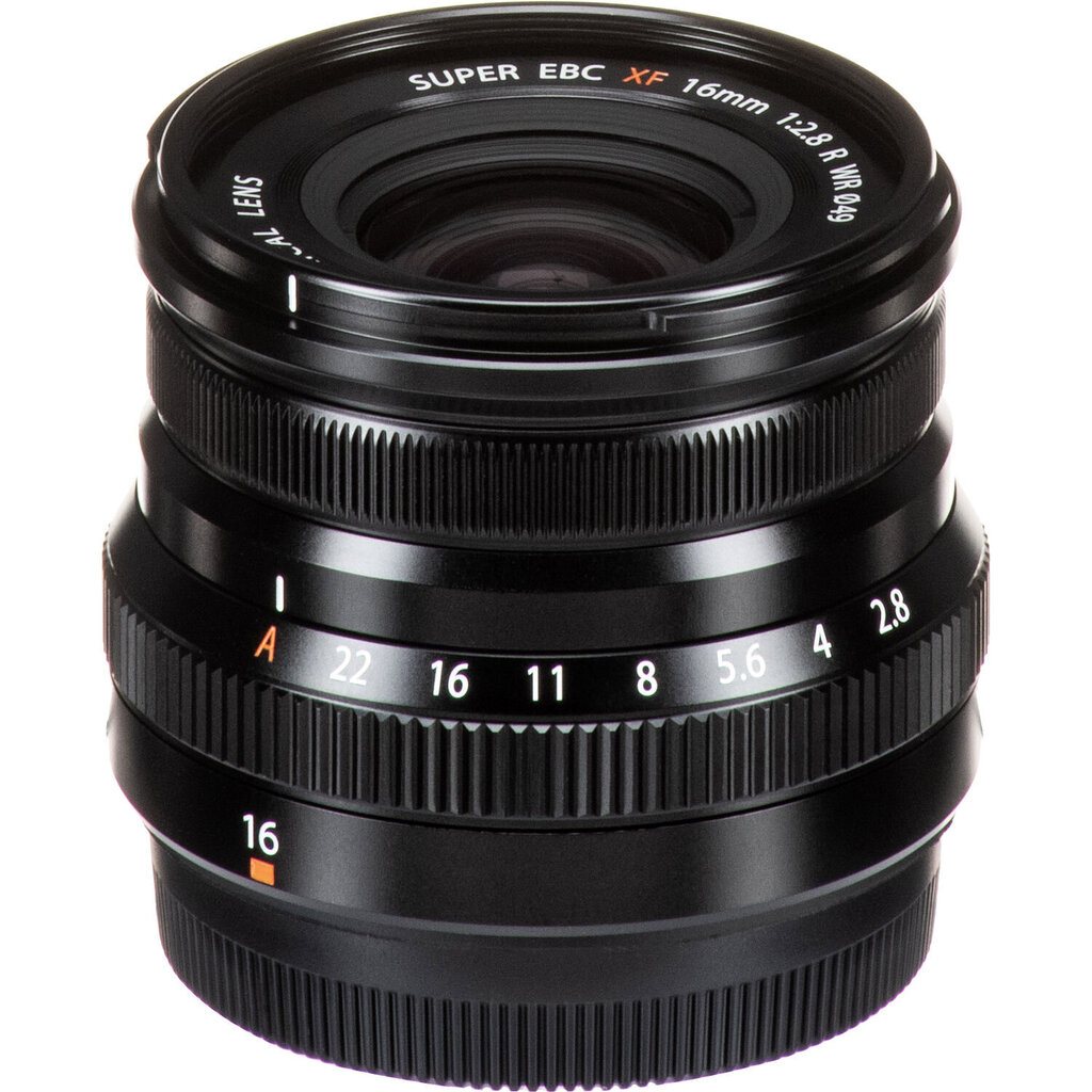 Fujifilm XF 16mm f/2.8 R WR lens, black цена и информация | Objektīvi | 220.lv