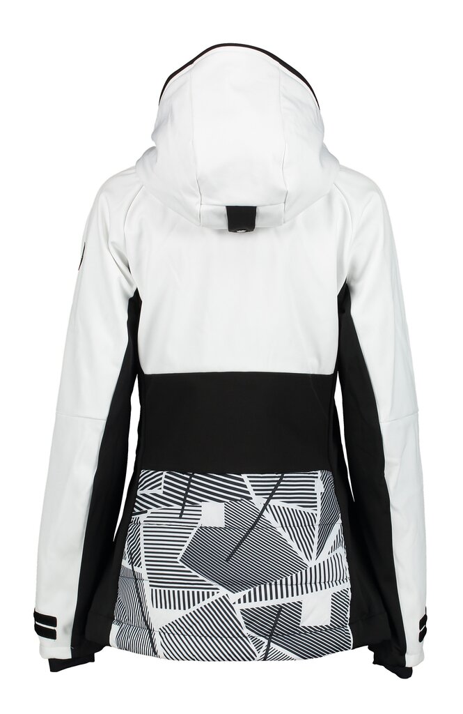 Icepeak sieviešu slēpošanas jaka ELY, baltā-melnā krāsā cena un informācija | Slēpošanas apģērbs | 220.lv