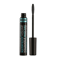 GOSH Waterproof Volume Mascara skropstu tuša 10 ml, Black 10 ml cena un informācija | Acu ēnas, skropstu tušas, zīmuļi, serumi | 220.lv