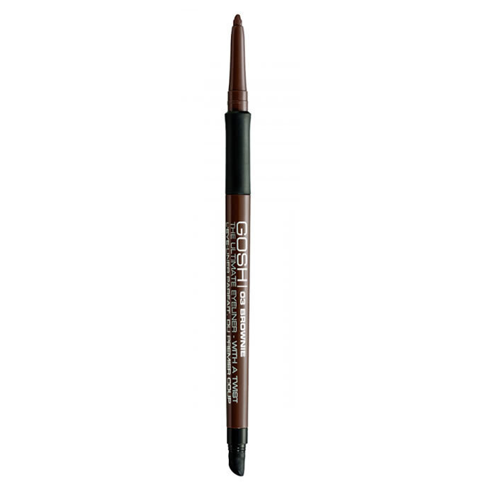 GOSH The Ultimate Eyeliner with a twist acu laineris 0.4 g, 03 Brownie cena un informācija | Acu ēnas, skropstu tušas, zīmuļi, serumi | 220.lv