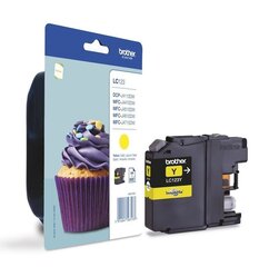 Brother LC123Y Ink Cartridge, Yellow cena un informācija | Kārtridži lāzerprinteriem | 220.lv