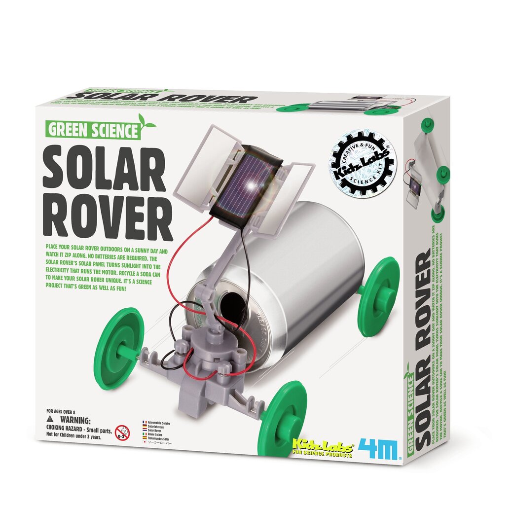 Auto konstruktors 4M Eco-Engineering Solar Rover 00-03286 цена и информация | Attīstošās rotaļlietas | 220.lv