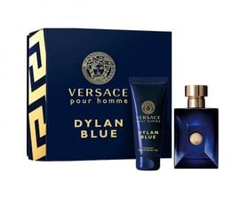 Подарочный комплект, туалетная вода для мужчин Versace Pour Homme Dylan Blue EDT, 100 мл цена и информация | Мужские духи | 220.lv