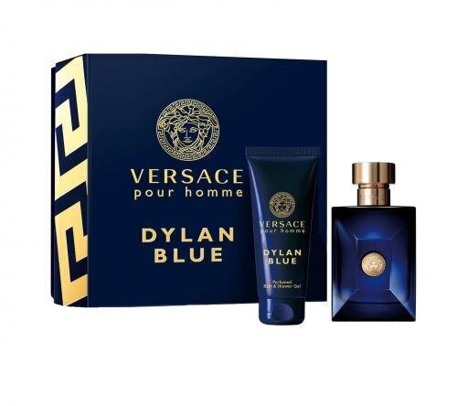 Versace Pour Homme Dylan Blue EDT dāvanu komplekts vīriešiem 100 ml cena un informācija | Vīriešu smaržas | 220.lv
