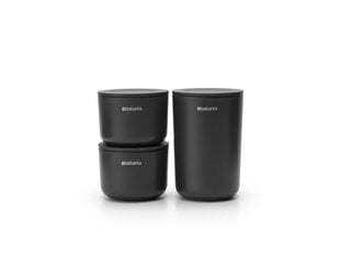 Piederumu trauki 3gb. ReNew Dark Grey cena un informācija | Brabantia Mājai un remontam | 220.lv