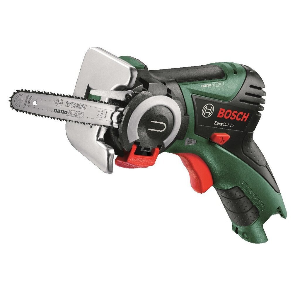 Mikroķēdes zāģis EasyCut 12 12V Li Solo, BOSCH (bez akumulatora un lādētāja) cena un informācija | Motorzāģi | 220.lv