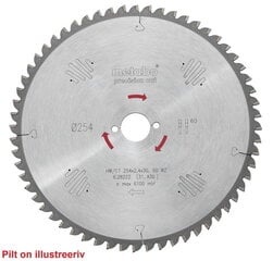 Диск пильный 315x2,8/1,8x30, z48, WZ, 15°, Precision Cut., Metabo цена и информация | Механические инструменты | 220.lv