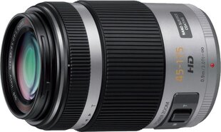 Panasonic Lumix G X Vario PZ 45-175mm f/4.0-5.6 ASPH. Power O.I.S. objektīvs, sudrabots cena un informācija | Objektīvi | 220.lv