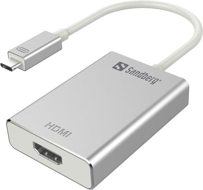 SANDBERG USB-C to HDMI Link cena un informācija | Kabeļi un vadi | 220.lv
