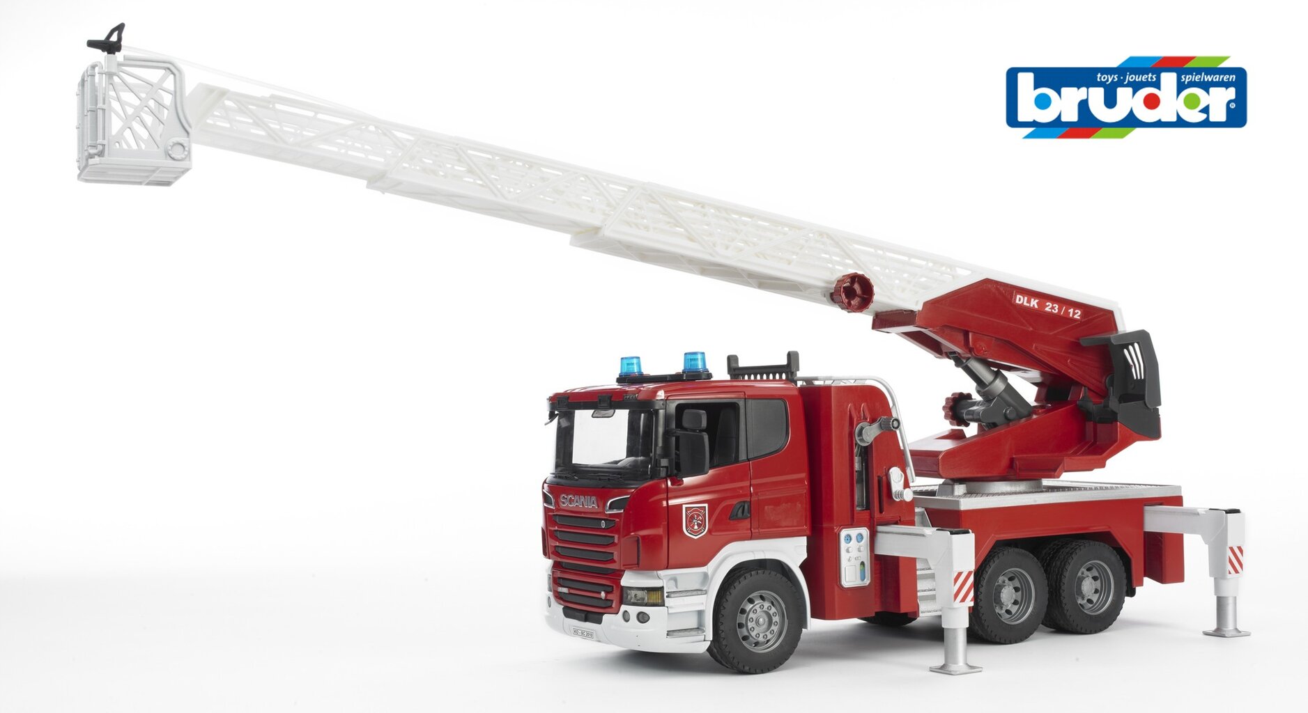 R sērijas ugunsdzēsēju mašīna Bruder Scania 03590 цена и информация | Rotaļlietas zēniem | 220.lv