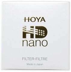 Hoya cirkulārais polarizācijas filtrs HD Nano 52mm cena un informācija | Filtri | 220.lv