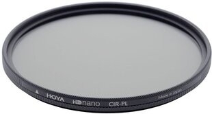 Hoya cirkulārais polarizācijas filtrs HD Nano 58mm cena un informācija | Filtri | 220.lv