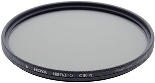 Hoya cirkulārais polarizācijas filtrs HD Nano 62mm cena un informācija | Filtri | 220.lv