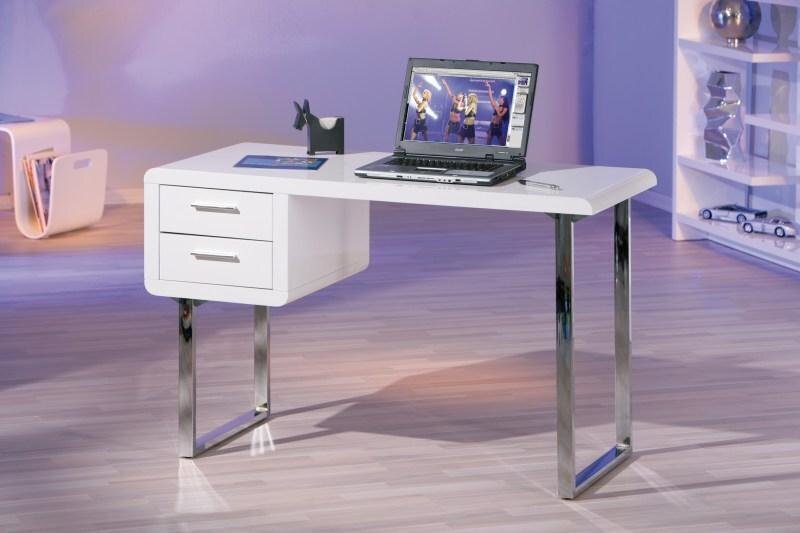 Biroja galds CLAUDE, baltā krāsā cena un informācija | Datorgaldi, rakstāmgaldi, biroja galdi | 220.lv