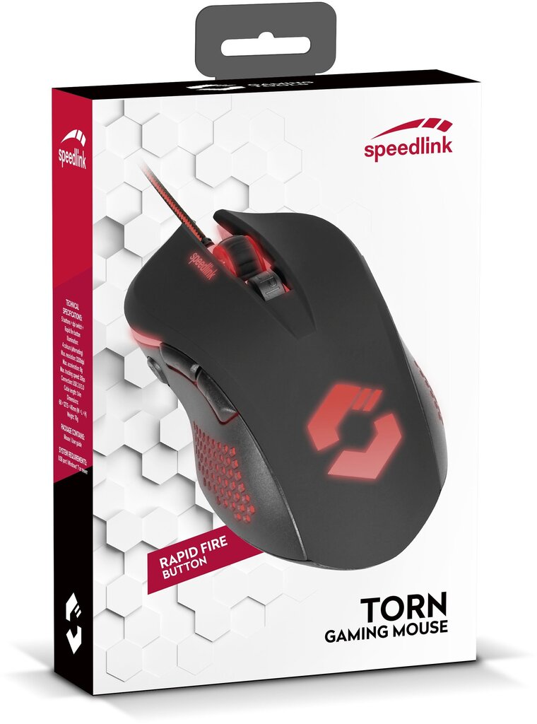 Speedlink SL-680008-BKBK, melns cena un informācija | Peles | 220.lv