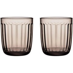 Iittala Raam dzeramāglāze 26 cl bēša 2 gab. cena un informācija | Glāzes, krūzes, karafes | 220.lv